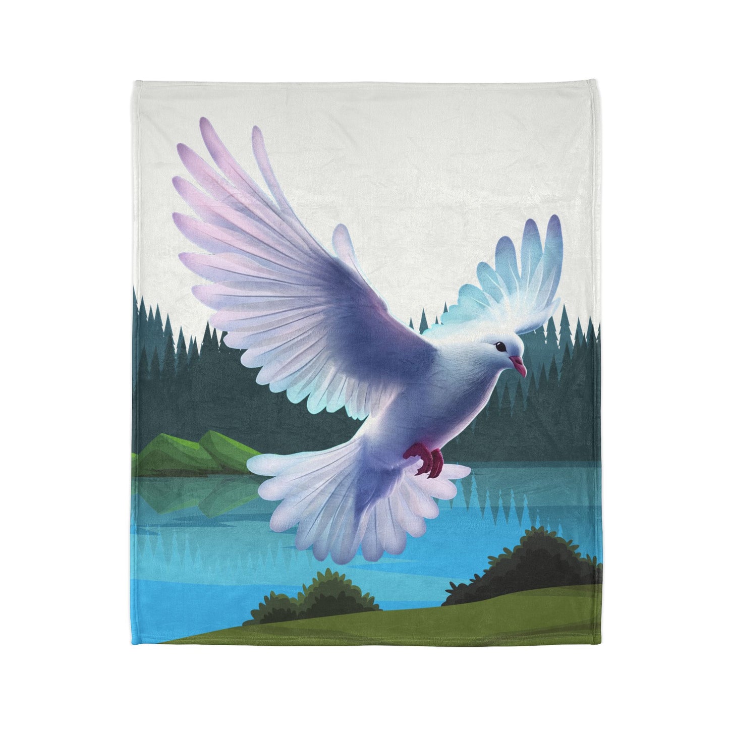 Plaid Majestueuse Colombe du Saint-Esprit