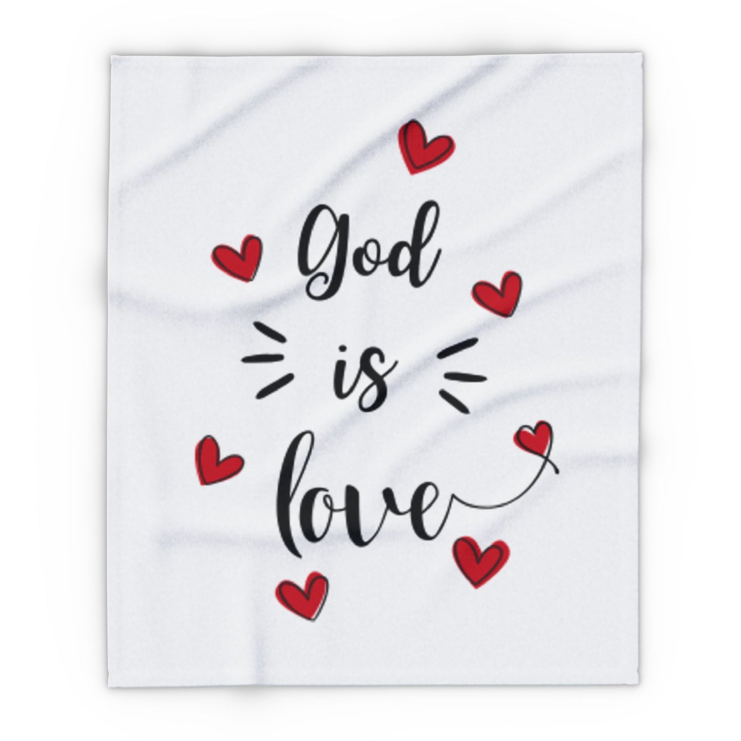 Plaid 100% polyester God is Love