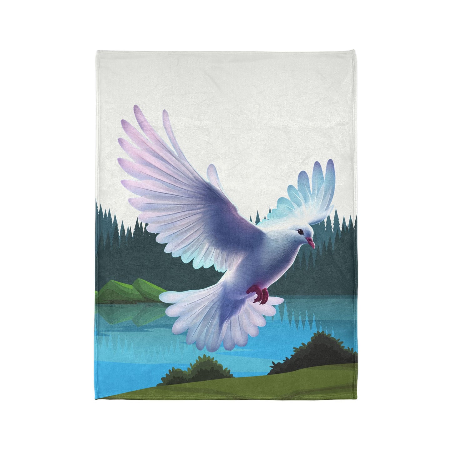 Plaid Majestueuse Colombe du Saint-Esprit