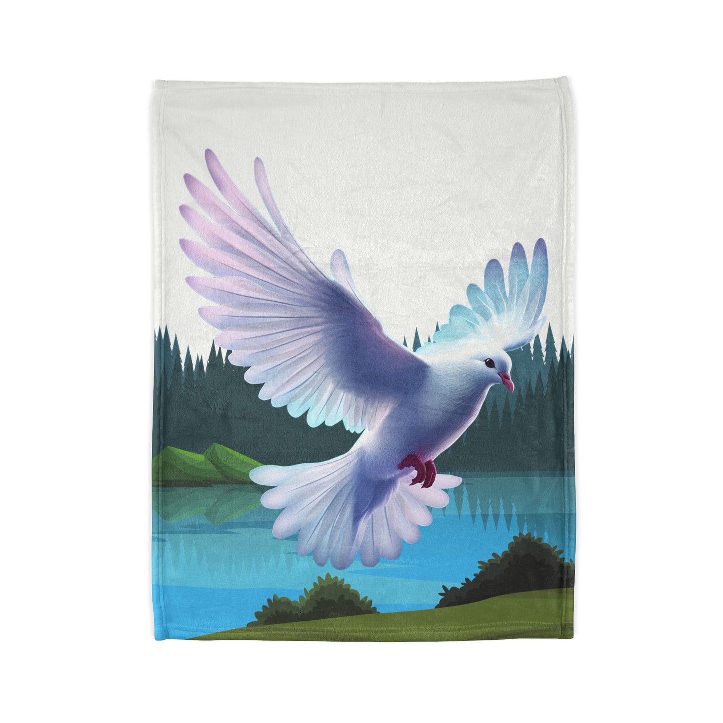 Plaid Majestueuse Colombe du Saint-Esprit