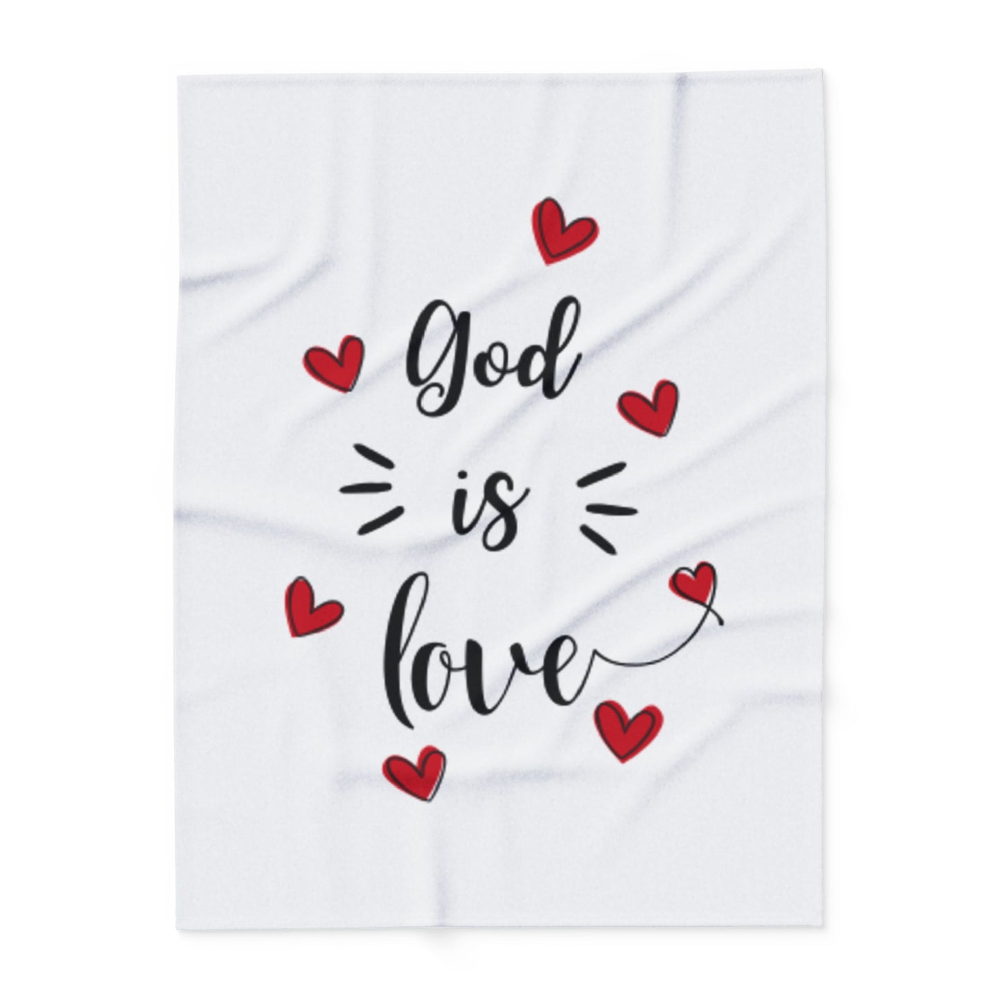 Plaid 100% polyester God is Love